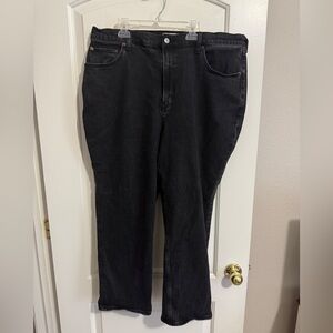 Abercrombie Curve Love Black Denim Ankle Jeans